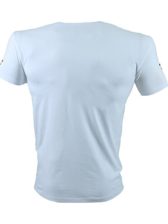 Αθλητικό T-shirt Λευκό, Κόκκινο