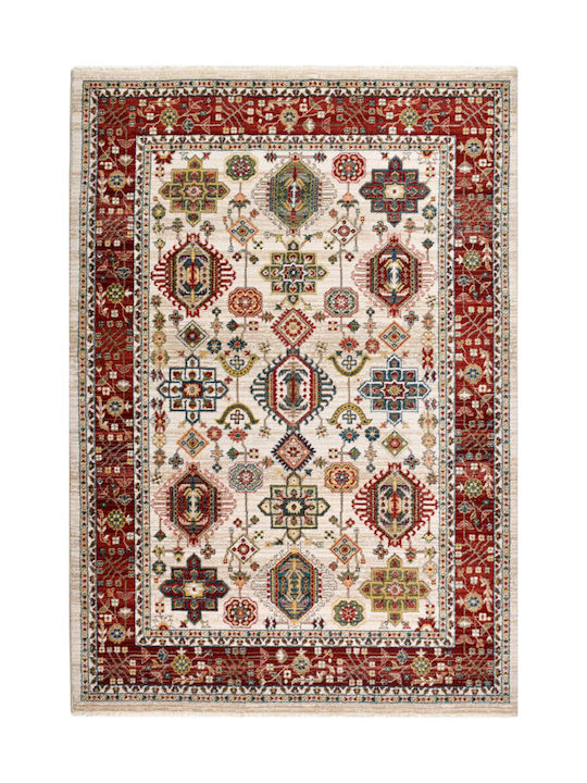 Polcarpet Οriental Kazak 695 Modern Bedroom Rugs Set Bone Bordo orientalkazak695beigebedset 3pcs