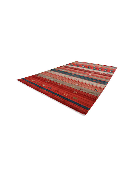 Polcarpet Oriental Kazak 724 Modern Bedroom Rugs Set Bordo Rose orientalkazak724bordo170 3pcs
