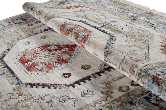 Polcarpet Allegra Valencia Set Modern Covoare pentru dormitor cremă de trandafiri alleval888bedset 3buc
