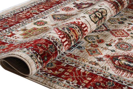 Orientalischer Kazak-Teppich 695 Knochen Bordeaux 140x200 Polcarpet