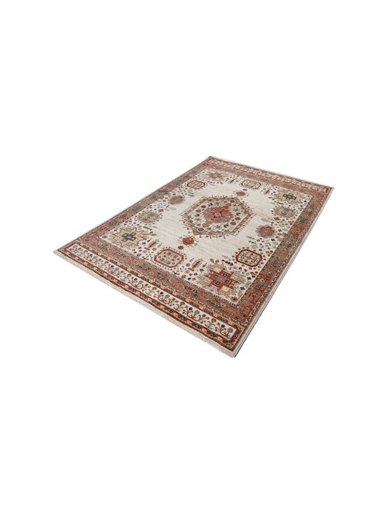 Orientalischer Kazak-Teppich 710 Knochen Beige 170x235 Polcarpet