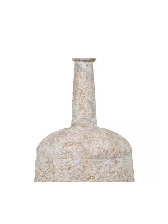 Ixia Regal Διακοσμητικό Βάζο Μεταλλικό Μπεζ 20xΥ45cm