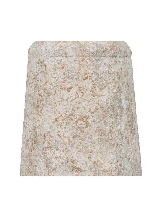 Ixia Regal Διακοσμητικό Βάζο Μεταλλικό Μπεζ 20xΥ45cm