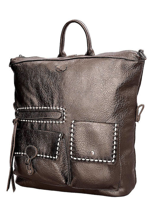 Bag to Bag Damen Tasche Rucksack Silber