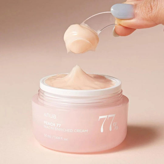 Anua Peach 77% Cremă Hidratantă Rich de Față cu Colagen și Ceramide 50ml