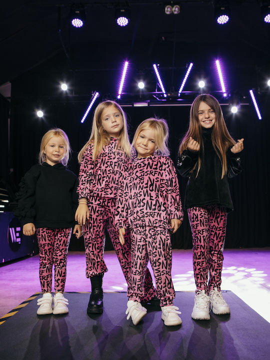 Kinder Sweatpants Set - Jogginganzug Fuchsia 2Stück