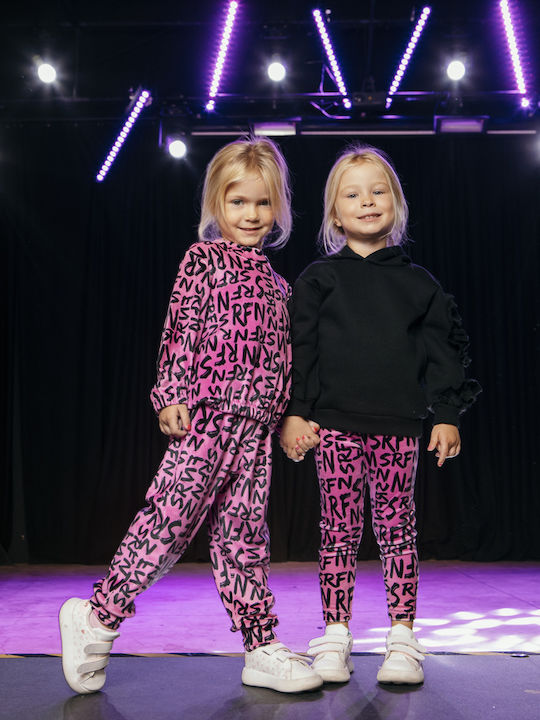 Kinder Sweatpants Set - Jogginganzug Fuchsia 2Stück
