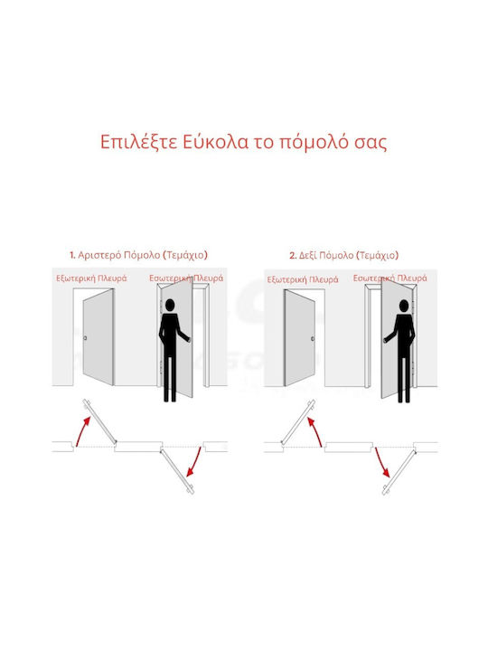 Best Design Πόμολο Εξώπορτας Πλάκα Ζεύγος