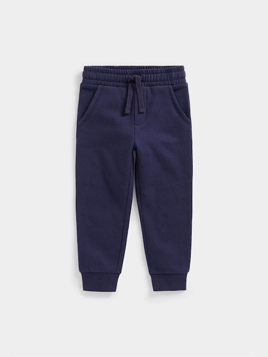 Kids Sweatpants Set Grey, Dark Blue 2pcs
