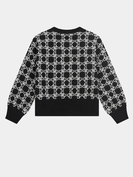 Guess Children's Sweater Long Sleeve Black