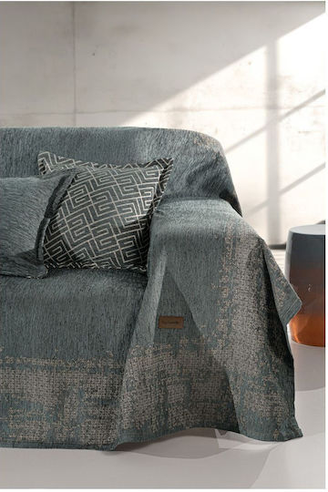 Guy Laroche Perth Покривка За Фотьойл Chenille 180x150см Петролен