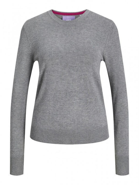 Women's Long Sleeve Sweater Medium Grey Melange