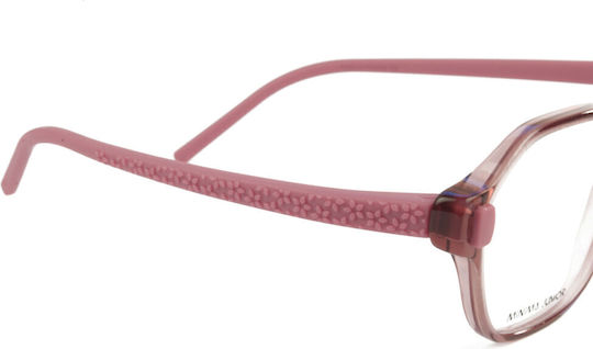Minima Jh-3 Children's Plastic Eyeglass Frame Pink CJ33 591B