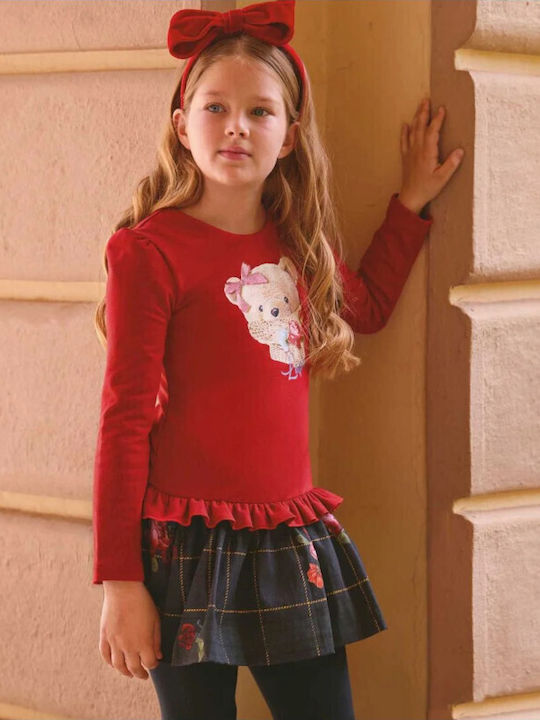 Lapin Children's Dress Bordeaux