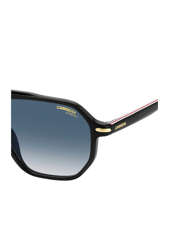 Carrera Ochelari De Soare Pentru Bărbați Cu Ramă Neagră Din Plastic Și Lentile Gri Degrade 341/S 2M2/08
