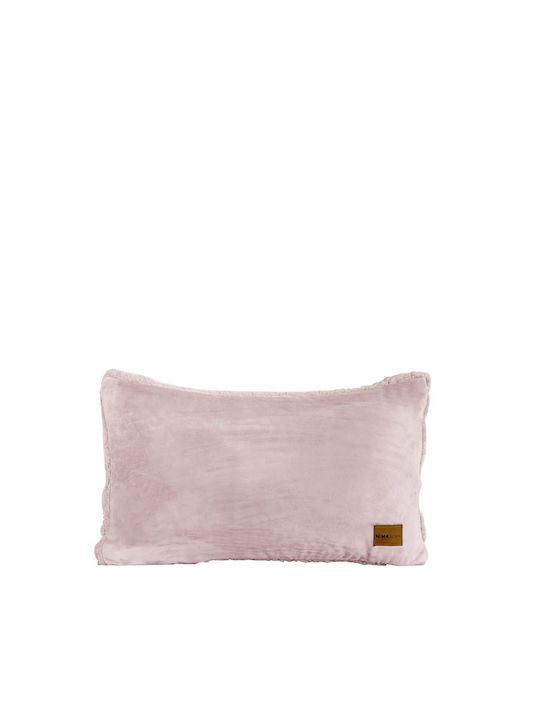 Nima Sofa Cushion Nuan Fleece Powder Pink 30x50cm.