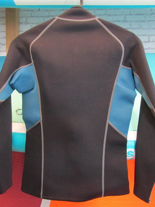 Neoprenjacke 1,5 mm Herren Schwarz Blau Aropec Ds-7b138m-1,5mm-Jacke-Mn