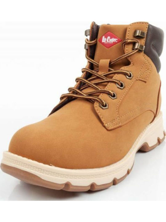 Leather Women's Ankle Boots Brown