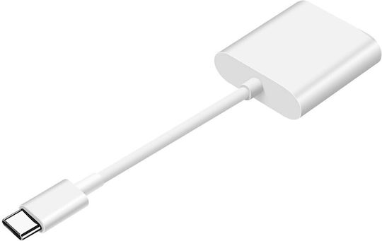 Avizar Universal Card Reader Micro Sd Sd Tf Usb-c Adapter White