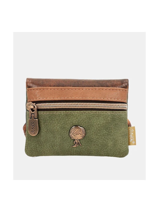 Anekke Small Women's Wallet Coins Brown