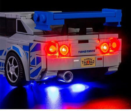 Light My Bricks Light Kit Lego #76917 Speed Champions Nissan Skyline Gt-r R34 3846