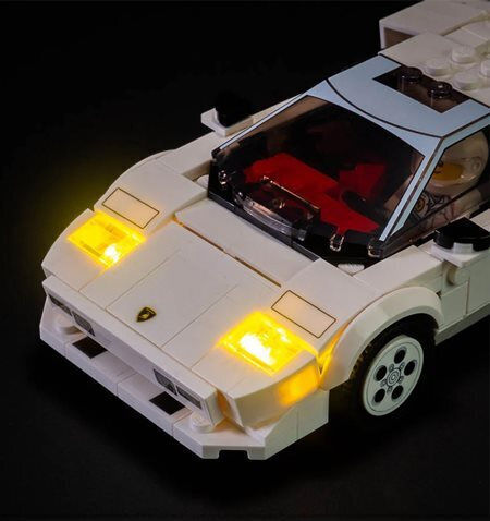 Light My Bricks Light Kit for Lego #76908 Speed Champions Lamborghini Countach 3839