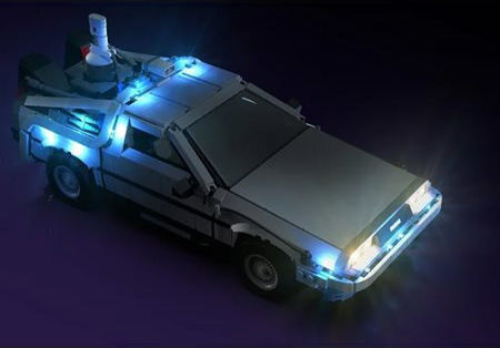 Light My Bricks Light Kit 2.0 Lego Back To Future Time Machine #10300 8248