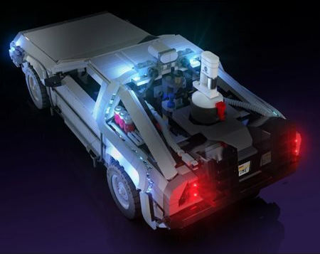 Light My Bricks Light Kit 2.0 Lego Back To Future Time Machine #10300 8248