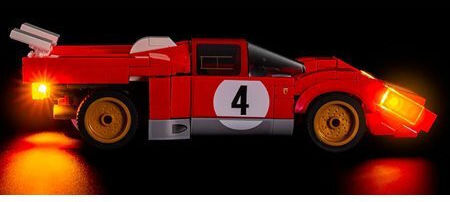 Light My Bricks Light Kit Lego #76906 Speed Champions 1970 Ferrari 512 M 3822