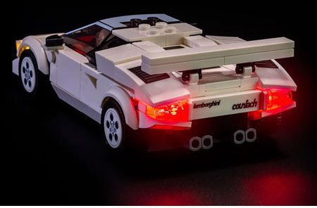 Light My Bricks Light Kit for Lego #76908 Speed Champions Lamborghini Countach 3839