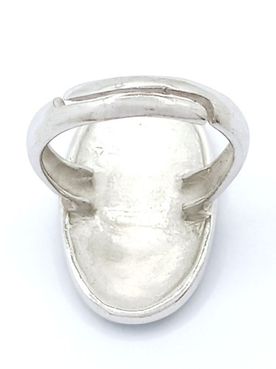 PS Silver Ring with Stones made of Silver