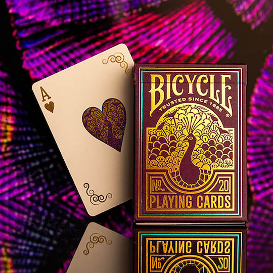 Bicycle Collectible Playing Cards Laminated Purple