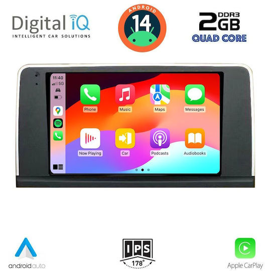 Lenovo Car Audio System for BMW Series 3 / Series 4 F30-32 2012-2018 with Clima (Bluetooth/USB/AUX/WiFi/GPS/Apple-Carplay/Android-Auto) with Touch Screen 9"