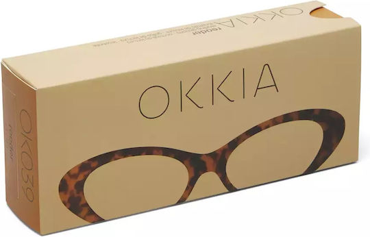 Okkia Дамски Очила за четене +1.50 в Златист цвят