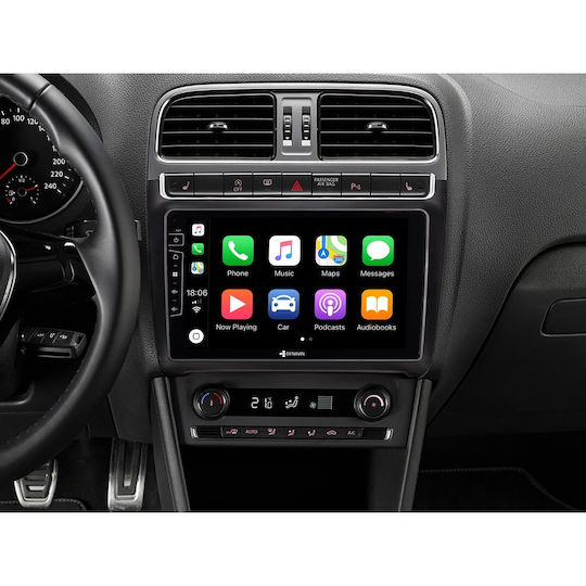 Dynavin Ηχοσύστημα Αυτοκινήτου για Volkswagen Polo 2009-2014 (Bluetooth/USB/WiFi/GPS/Apple-Carplay/Android-Auto) με Οθόνη Αφής 9"