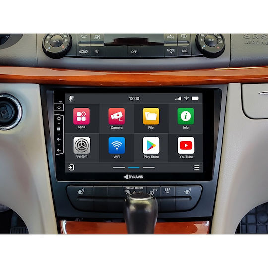 Dynavin Auto-Audiosystem für Mercedes-Benz CLS Klasse / E Klasse 2003-2009 (Bluetooth/USB/WiFi/GPS/Apple-Carplay/Android-Auto) mit Touchscreen 9"