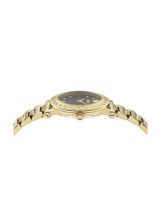 Versace Greca Women's Watch with Gold Metal Bracelet
