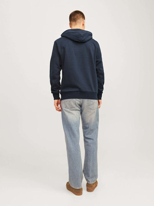 Jack & Jones Sweat Dark Blue with Hood