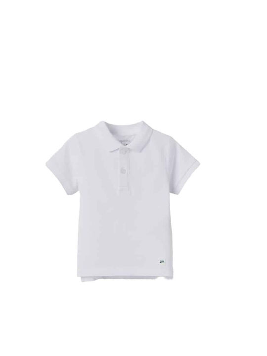 Zippy Children's Polo Short Sleeve White