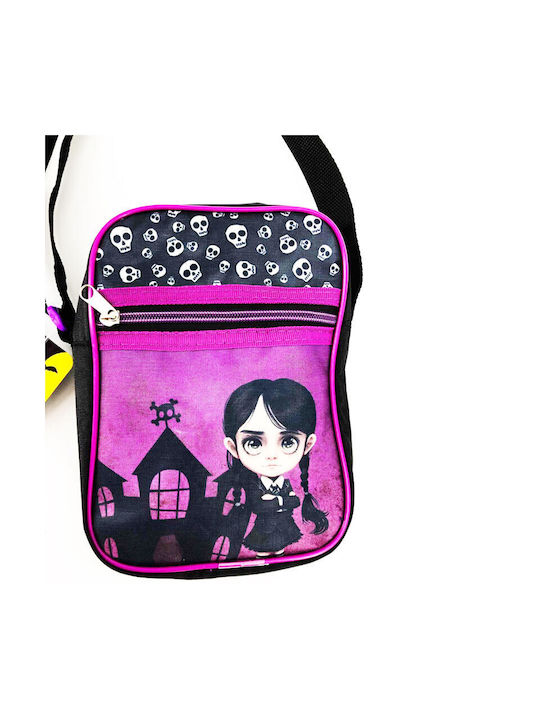 Kids' Shoulder Bag Wednesday Black Purple