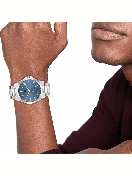 Tommy Hilfiger Bruce Watch Battery with Metal Bracelet