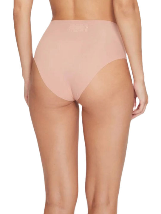 Висока талия Дамско Слип без Шевове Beige