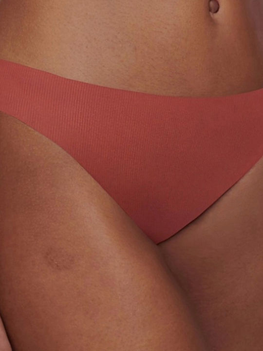 Damen Slip Nahtlos Fuchsia