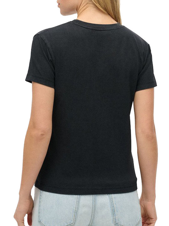 Superdry Graphic Fitted T-Shirt Black
