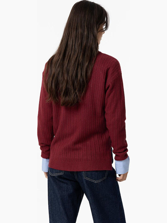 Women's Sweater Burgundy