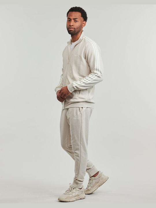 adidas Basic 3-stripes French Terry Set de trening Bej