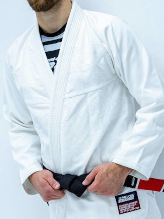 Scramble Bărbați Uniforme Jiu Jitsu brazilian Alb