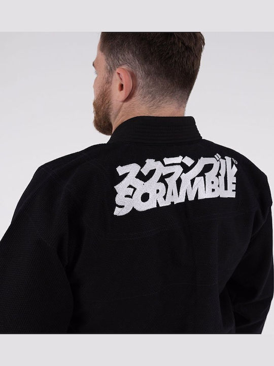 Scramble Base K Ανδρική Στολή Brazilian Jiu Jitsu Μαύρη