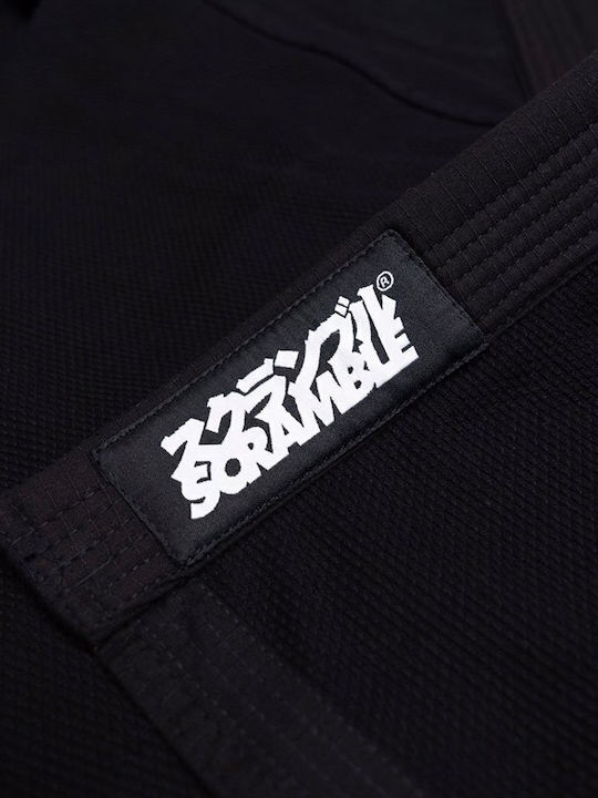 Scramble Base K Ανδρική Στολή Brazilian Jiu Jitsu Μαύρη